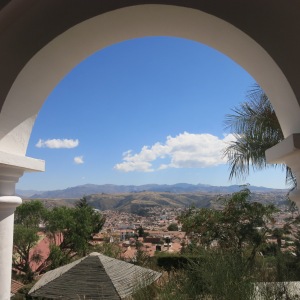 Looking out over Sucre