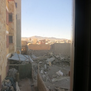 View from the hotel in Uyuni